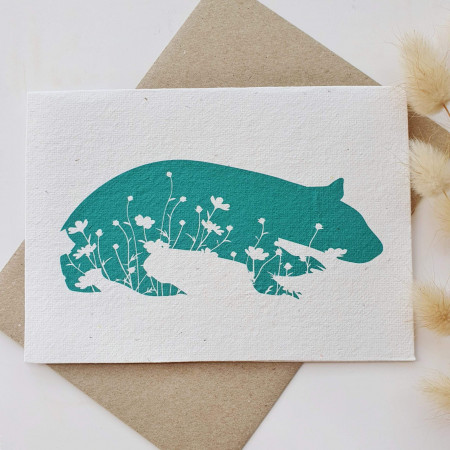 Plantable Wombat Card