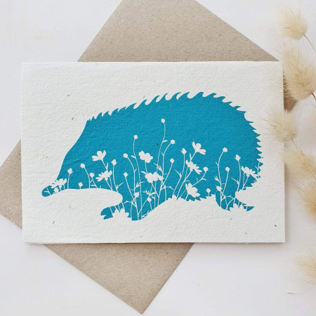 Plantable Echidna Card