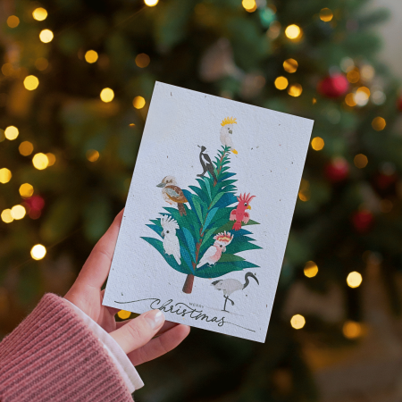 Plantable Christmas Native Bird Card