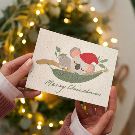Plantable Christmas Koala Card
