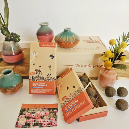 The Gardeners Box  with handmade vase