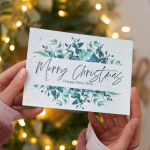 Plantable Christmas Eucalypt Bouquet Card