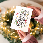 Plantable Merry Christmas Card